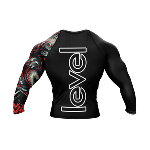 men roman mma rash guard custom logo no gi grappling bjj <b>rashguard</b> - Product Image 2