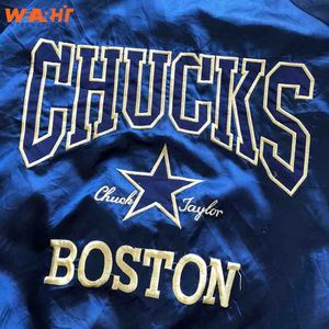 Unisex Custom Satin Vintage Transpirable Varsity Bomber Chaquetas con Letterman Béisbol Estilo - Product Image 2