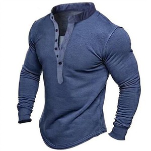 เสื้อเชิ้ตลายตารางแขนยาวสำหรับผู้ชายเสื้อเชิ้ตลายตารางแขนยาวมีกระเป๋าหน้าอกสำหรับผู้ชาย - Product Image 3