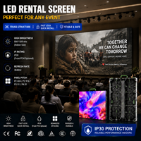 Pantalla LED de Alquiler TOPvision P3.91 para Interiores con Clasificación IP65, Instalación Colgante/Apilable en el Suelo para Eventos y Conciertos