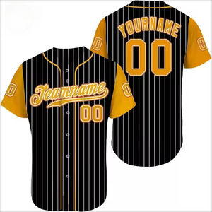 Venta al por mayor personalizado bordado uniforme de béisbol estilo camisa barata en blanco béisbol Jersey ropa deportiva transpirable nuevas camisetas impresas - Product Image 2