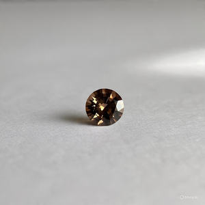 Meilleur prix jamais ! Moissanite synthétique de qualité D, VVS1, marron, 2 mm, 1 carat, taille ronde brillante, indice de dureté Mohs 9,25, cadeau - Product Image 4