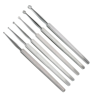 Curettes cutanées réutilisables Fox Dermatologie, lot de 6 pièces, 1 mm à 6 mm, instruments chirurgicaux de précision, approuvés CE ISO, OEM, étiquette privée - Product Image 1