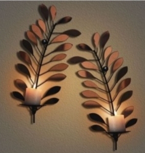 Farol de Aluminio con Diseño de Hojas Hecho a Mano de Primera Calidad, Decoración para el Hogar, Portavelas y Frascos para Velas de Metal - Product Image 6