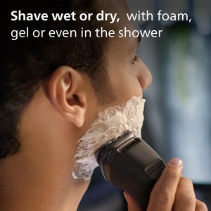 Afeitadora Eléctrica Rotatoria para Hombre, Triple Cuchilla, Resistente al Agua IPX7, Recortadora de Barba Extraíble, Ergonómica, con Alimentación USB, Diseño Alemán - Product Image 5
