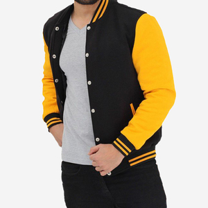 Veste en cuir décontractée pour hommes Logo personnalisé Designer Vente en gros Blanc Pure Plus Size Streetwear Design de mode Vestes universitaires pour hommes - Product Image 2