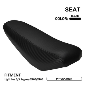 JFG Siège de <span class=keywords><strong>moto</strong></span> en cuir PP de 2e génération amélioré, remplacement de <span class=keywords><strong>selle</strong></span> pour Sur Ron Light Bee X S Segway X260 - Product Image 5