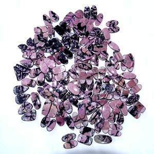 Par de Rodonita natural, la última piedra natural, venta al por mayor, par de piedras preciosas cabujón, pendientes, piedras preciosas sueltas para hacer joyas - Product Image 5
