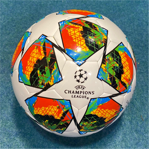 Balón de fútbol Extreme PU tamaño 5 multicolor impreso partido profesional entrenamiento fútbol con cuero PU duradero y texturizado - Product Image 5