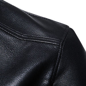 Veste d'hiver 2026 en polaire à col montant, respirante, coupe-vent, avec fermeture éclair, style décontracté, logo frontal, pour homme - Product Image 5