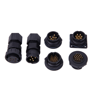 Connecteur circulaire IP67 plastique métal Mini Standard moyen grande taille 2A 5A 10A 20A 2 broches à 24 broches - Product Image 3