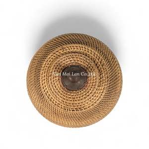 Natural Woven <b>Rattan</b> <b>Storage</b> <b>Box</b> For Living Room Bedroom And Home <b>Storage</b> - Product Image 3