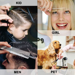 Juego de Tijeras de Peluquería Profesionales Premium, Tijeras de Barbero de Acero Inoxidable con Tijeras de Entresacar y Texturizar, para Salón - Product Image 3