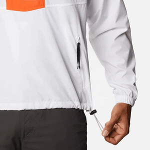 Vestes coupe-vent réversibles tactiques lâches à fermeture éclair multi-poches en toile à capuche style de rue d'hiver personnalisées pour hommes - Product Image 5