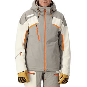 แจ็กเก็ตสกีสำหรับผู้ชายผ้าโพลีเอสเตอร์แบบ100% ระบายอากาศได้ดีสวมใส่สบายหลากสี - Product Image 3