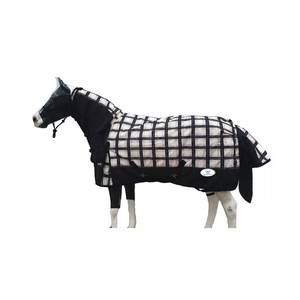 Tapis de participation d'hiver pour chevaux 600 Denier Ripstop avec col standard et combo 100% personnalisé avec logo avec une faible quantité minimale de commande - Product Image 2