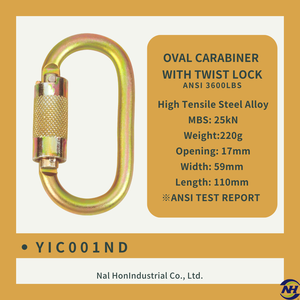 YIC001ND Steel Carabiners for Climbing High Quality <b>Hooks</b> for <b>Outdoor</b> Adventures - Product Image 3