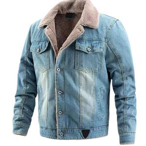 Chaqueta Vaquera de Algodón de Alta Calidad para Hombre, Ropa de Calle de Moda Premium, Prenda Exterior Informal, Chaqueta Duradera, Ligera y Cómoda - Product Image 1
