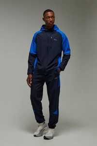 Conjunto Deportivo con Cierre, de Alta Calidad, con Logotipo, Corte Regular, 2 Piezas, Poliéster Sólido, Resistente al Viento, Transpirable, Ecológico, Ropa Deportiva para Hombre, Jogger - Product Image 4