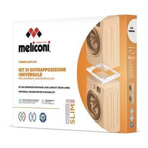 Kit de colonne pour sèche-linge TORRE Slim L45 blanc 656116, pièces détachées pour appareils électroménagers de blanchisserie pour sèche-linge TORRE Slim Meliconi - Product Image 2