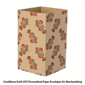 Enveloppes en papier personnalisées CreaSleeve Kraft 292 pour la promotion - Product Image 3