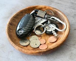 Assiette en bois Plat en bois naturel durable pour cuisine à manger et servir par artisanat en croissant - Product Image 2