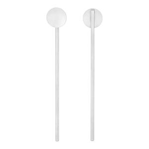 Agitateur à cocktail plat en acier inoxydable de qualité supérieure, finition lisse, durable, sans rouille, outil de bar professionnel pour le mélange des boissons - Product Image 4