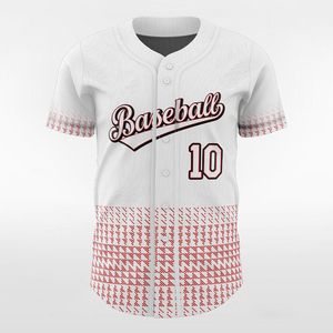 Camiseta de béisbol transpirable cosida con impresión digital por sublimación de diseño personalizado OEM - Product Image 2