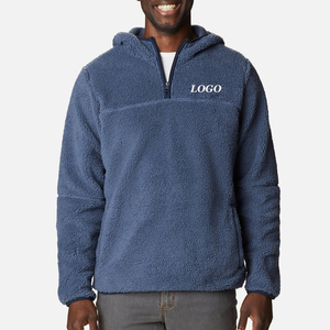 Sudadera con Capucha Sherpa para Hombre, Invierno, Cómoda, de Felpa, Sudadera con Capucha Personalizada, Sudadera con Capucha Sherpa Gruesa, Cálida, Forrada de Felpa, Informal - Product Image 1