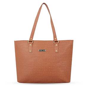 Sacs fourre-tout élégants de la meilleure qualité pour femmes avec une poignée unique personnalisable avec fermeture à glissière et types de fermeture ouverte - Product Image 4