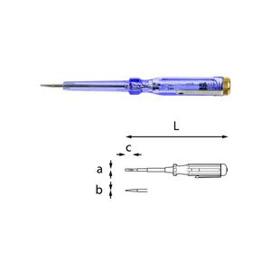 Destornillador de prueba de fase Usag 110-380 voltios - Product Image 1