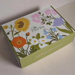 Green Mixed Pink Corrugated Shipping Boxes <strong>Custom</strong> Logo Cardboard Mailer <strong>Box</strong> 9x6x4 Outside Printed <strong>Flower</strong> Packing <strong>Flower</strong> - Product Image 3