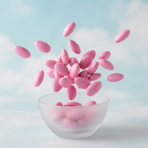 Pink <b>Chocolate</b> Coated Almond Candies Bulk 1kg+ <b>Assorted</b> Pastels & Vibrant Colors Almond Dragees Wholesale Confectionery - Product Image 3