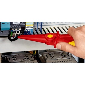 Alicates de Punta Plana KNIPEX de 220 mm de Longitud Total, Reforzados con Fibra de Vidrio y Plástico, con Zona de Plástico Blanco, Destornilladores Promocionales - Product Image 6