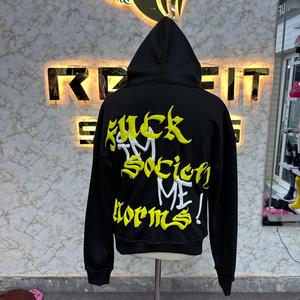 Diseñe su propio estilo Llegó Sudadera con capucha impresa personalizada precios baratos fabricante superior hombres sudaderas con capucha personalizadas sudaderas con capucha para hombres - Product Image 4