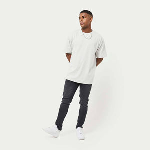 T-shirt vintage surdimensionné pour homme, prix d'usine pas cher, haute qualité, 100% coton tricoté, personnalisé, lourd, séchage rapide, respirant - Product Image 5