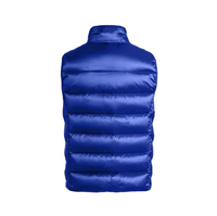 Nouveau design, gilet matelassé en toile, léger, sans manches, grande taille, coupe-vent, personnalisé, décontracté, gilet d'hiver imperméable pour homme, OEM