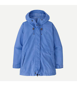 Chaqueta cortavientos impermeable de mezclilla para mujer para actividades al aire libre Chubasquero de otoño con decoración de logotipo para senderismo y escalada - Product Image 2