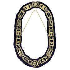 Venta al por mayor de fábrica: Collar de cadena de oficial masónico 3D personalizado de diseño sólido, color dorado, tela, ¡el más vendido! - Product Image 3