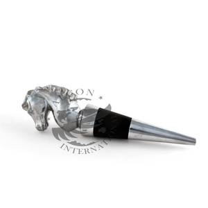 Offre Spéciale personnalisé en alliage de Zinc métal bouchon de bouteille de vin frais-garder scellé conique bouchon de vin liège bouchon de vin outils de barre - Product Image 4