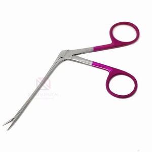 ENT Surgery Stainless Steel Manual Alligator Forceps <strong>Red</strong> Handle High Quality CE Certified Professional Medical <strong>Surgical</strong> <strong>SURGICAL</strong> - Product Image 2