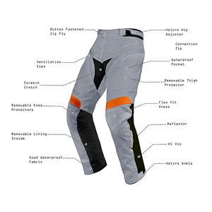 เสื้อแจ็กเก็ตสำหรับแข่งรถมอเตอร์ไซด์กางเกงผ้าคอร์ดูราสิ่งทอดีไซน์ใหม่สำหรับรถจักรยานยนต์ - Product Image 3