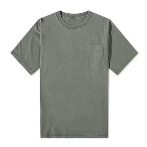 เสื้อยืดผู้ชายทรงโอเวอร์ไซส์ผ้าคอตตอนหนานุ่มแบบดรอปโชว์เดอร์ ปักลาย สตรีทแวร์ ผลิตตามสั่งจากโรงงาน (OEM) - Product Image 4