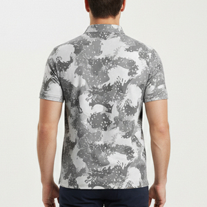 Camiseta de Golf de Manga Corta de Poliéster de Alta Calidad, Sublimada, Transpirable y de Secado Rápido para Uso Diario Urbano y Golf - Product Image 6