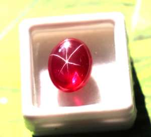 13.2CT Natural Red Star Ruby Oval Cut Burmese Star Ruby Calidad increíble Certificado Raro Encontrado Star Ruby Gemstone Fancy Wow Jewels - Product Image 4