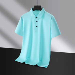 เสื้อเชิ้ตผู้ชายสำหรับธุรกิจ ผ้าฝ้ายถักเนื้อแน่น 100% ปักโลโก้ตามสั่ง คุณภาพสูง - Product Image 3