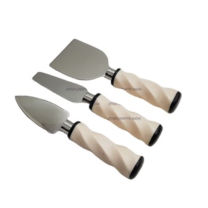 ชุดมีดหั่นชีสด้ามจับหินอ่อน/เรซินสินค้าแฮนด์เมด3ชิ้น - Product Image 1