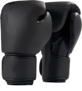 Biểu tượng tùy chỉnh sản xuất Cá nhân hoá đen PU da ren lên MMA chiến thắng kickbox Kickboxing Gel đấm bốc đào tạo găng tay