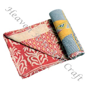 Kantha <b>Quilt</b> Gudari Kantha <b>Quilt</b> Gudari Hot Selling Wholesale Gold Supplier GD2226 Handmade Kantha <b>Quilt</b> Cotton Printed Indian - Product Image 2