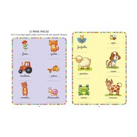 Cuaderno de Actividades Escolares Estilo Edicart, Matemáticas, Escritura, Palabras Cotidianas, Educativo, Encuadernado Perfecto, Aprendizaje Colorido, Hecho en Italia